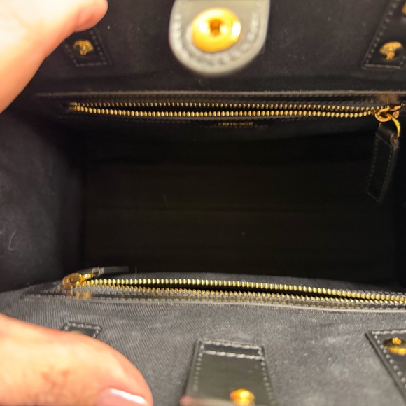 NWT- Versace Le Medusa Small 2 Way Tote- Includes Matching Silk Scarf - Picture 13 of 16